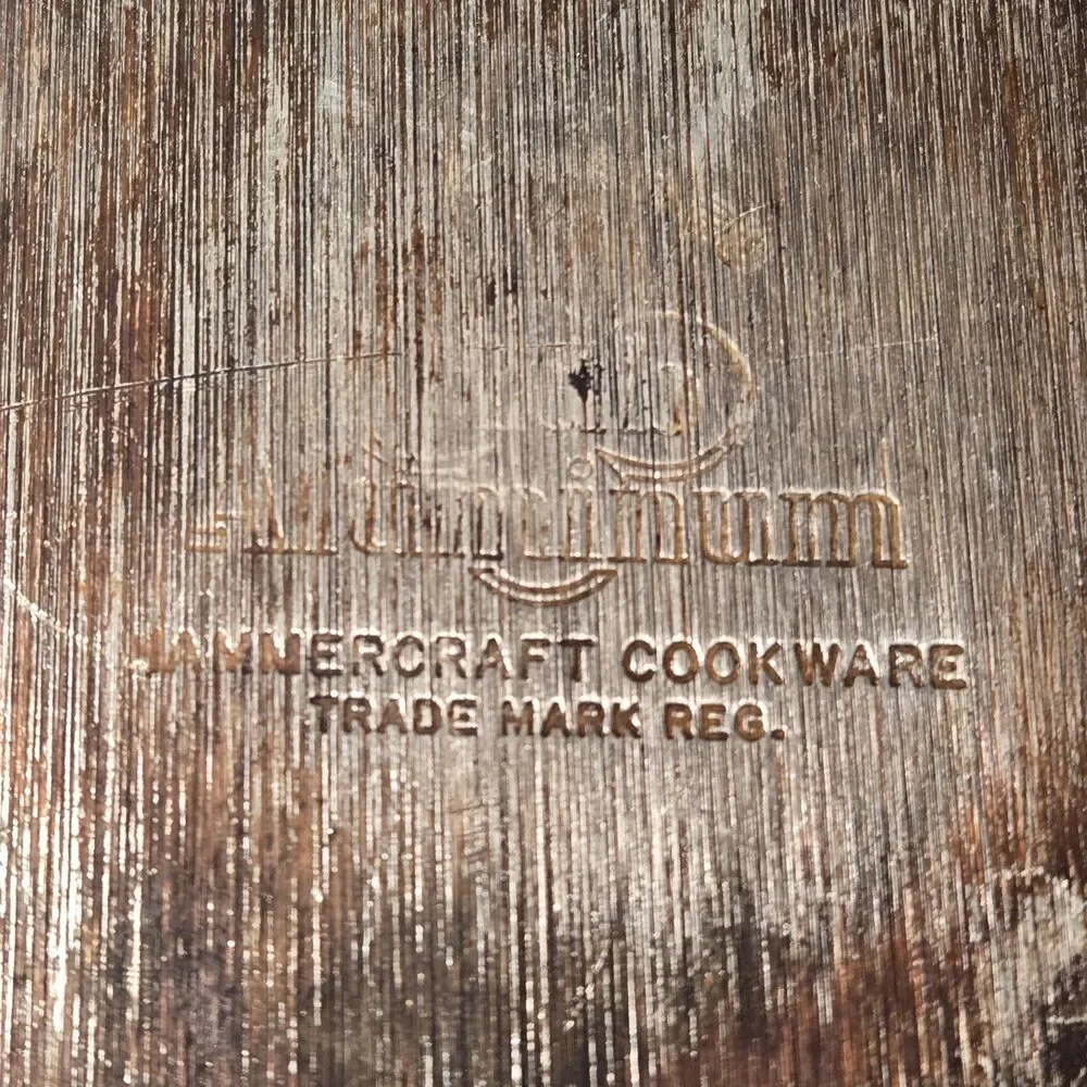 VTG Hammered Club Aluminum Hammercraft Cookware Oval Roaster Dutch Oven 16x10” - Picture 9 of 13